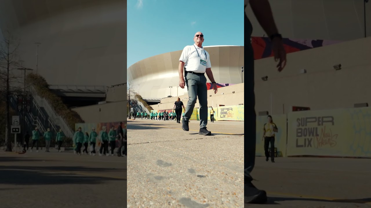 Super Bowl LIX Caesars Superdome Scenics #saints #nfl #shorts