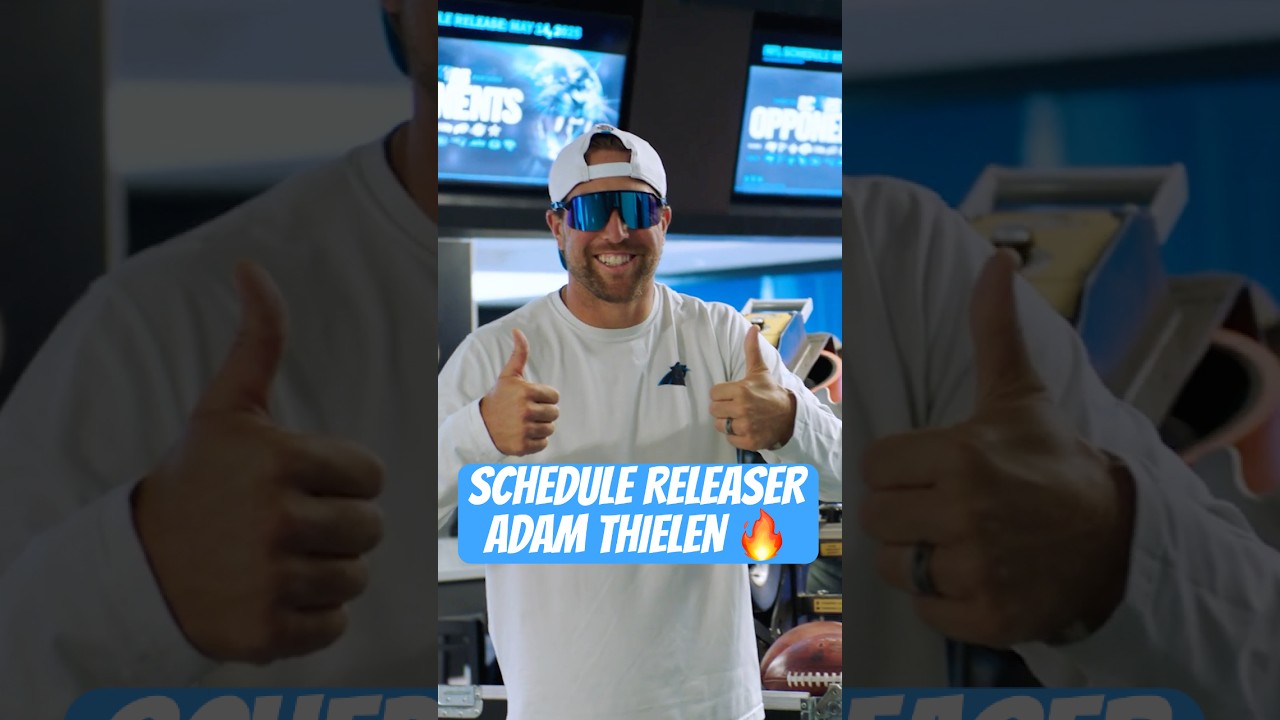 ADAM THIELEN RELEASES THE SCHEDULE! 🔥🔥