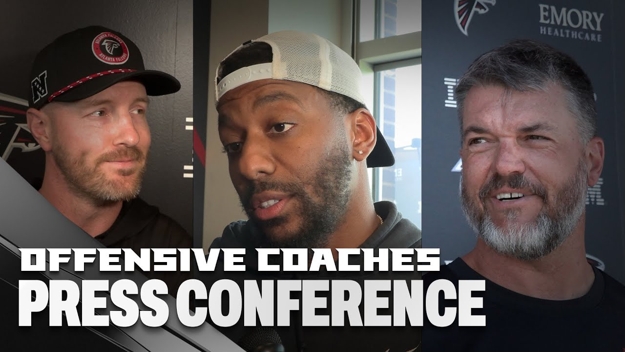 D.J. Williams, T.J. Yates & others speak on exciting future for Falcons' offense | Press Conference