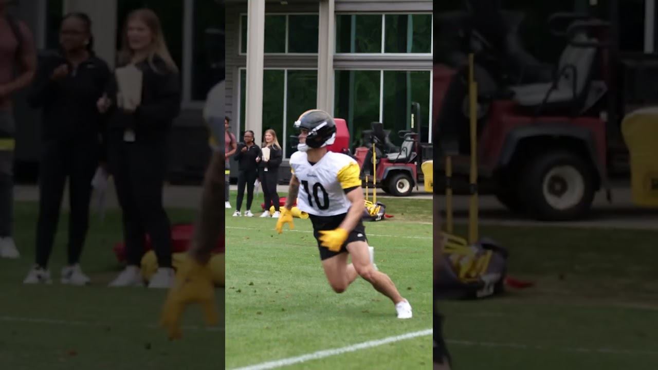 Tuesday trainin' 🏃 #Steelers #NFL #Shorts