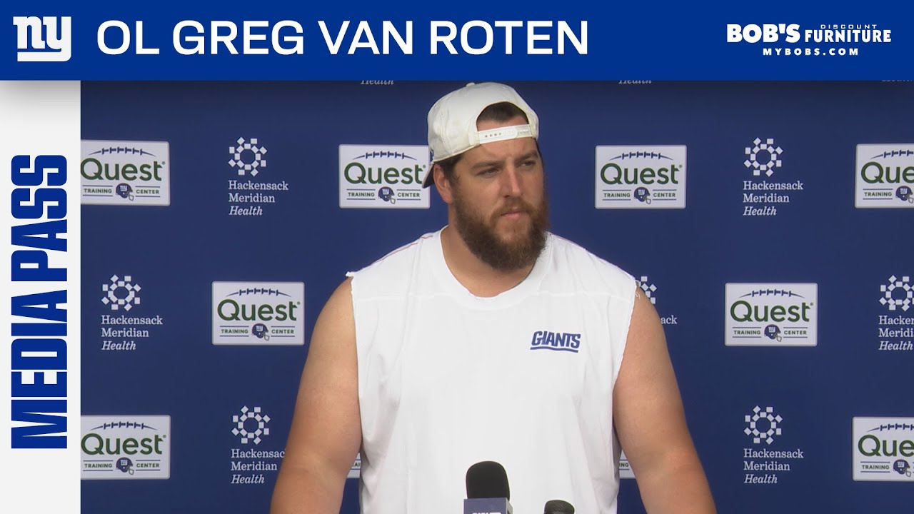 Greg Van Roten on Personalities in the QB Room | New York Giants