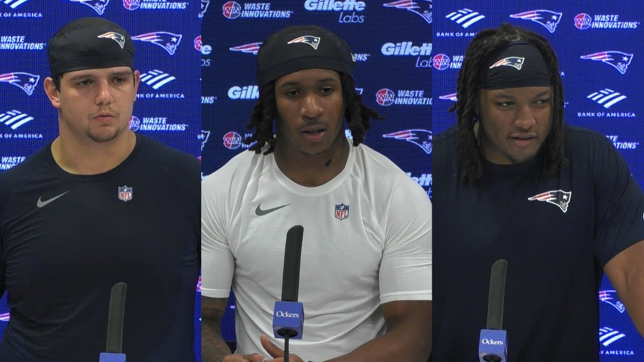 Will Campbell, Kyle Williams, and Jared Wilson Address the Media | Patriots Press Conference
