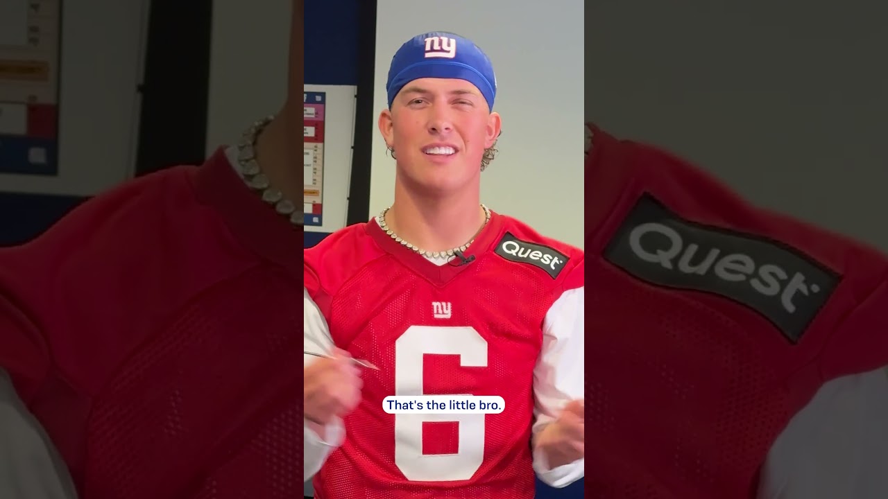 Darts with Dart 🎯 #shorts #nfl #giants #jaxsondart