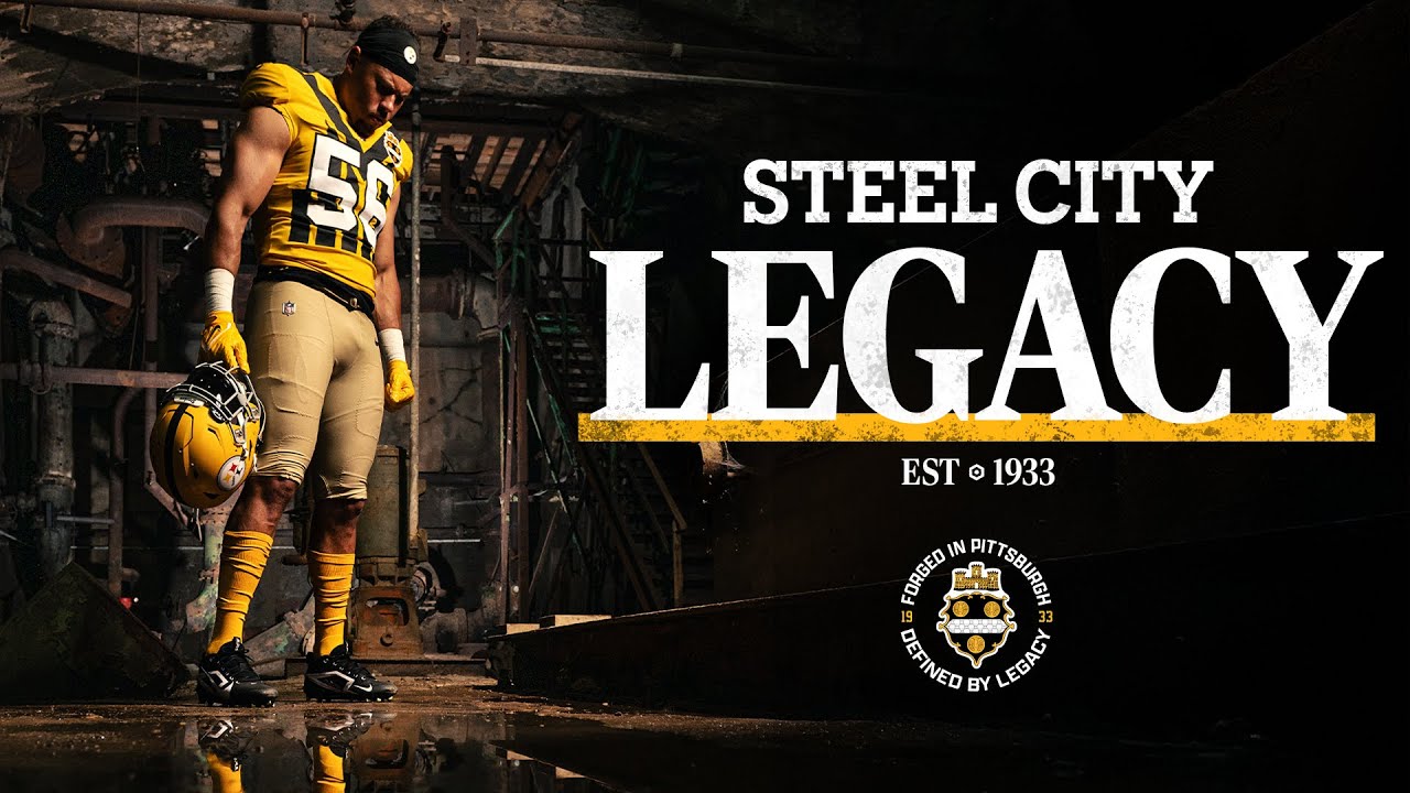 BTS of the 1933 Throwback Uniform Photo & Video Shoot | Pittsburgh Steelers