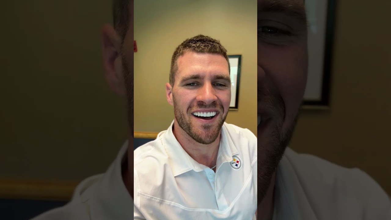 T.J. Watt is hyped to sign a new four-year contract 🙌 #steelers #nfl #shorts