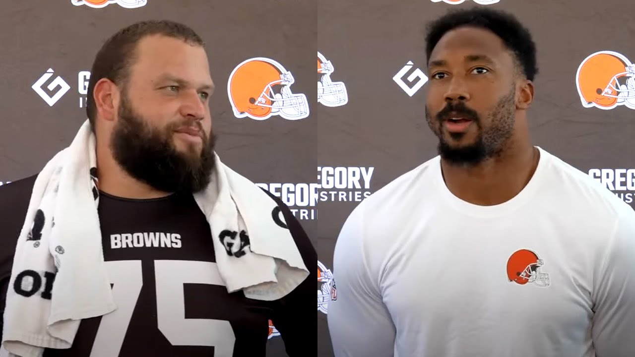 Joel Bitonio and Myles Garrett Press Conferences