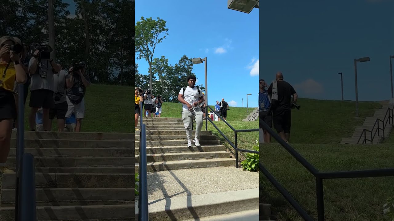 DJ reporting for duty #steelers #nfl #steelerscamp